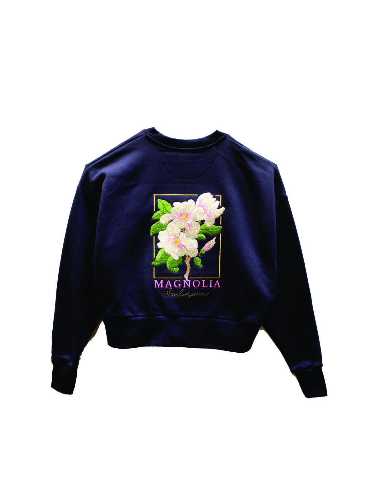 Custom embroidered logo on name-brand apparel